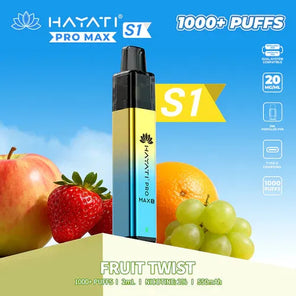 Hayati Pro Max S1 1000+ | Single Bar - Discount Vapes