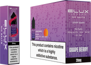 Elux Nic Salts 20mg | Single Bottle - Discount Vapes