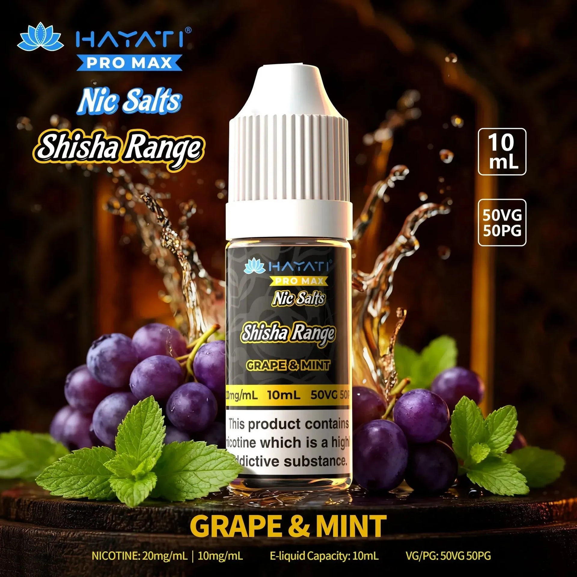 Hayati Nic Salts (Shisha Range) | 10 PACK - Discount Vapes