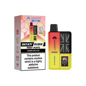 Hayati Rubik 7000+ | Single Bar - Discount Vapes