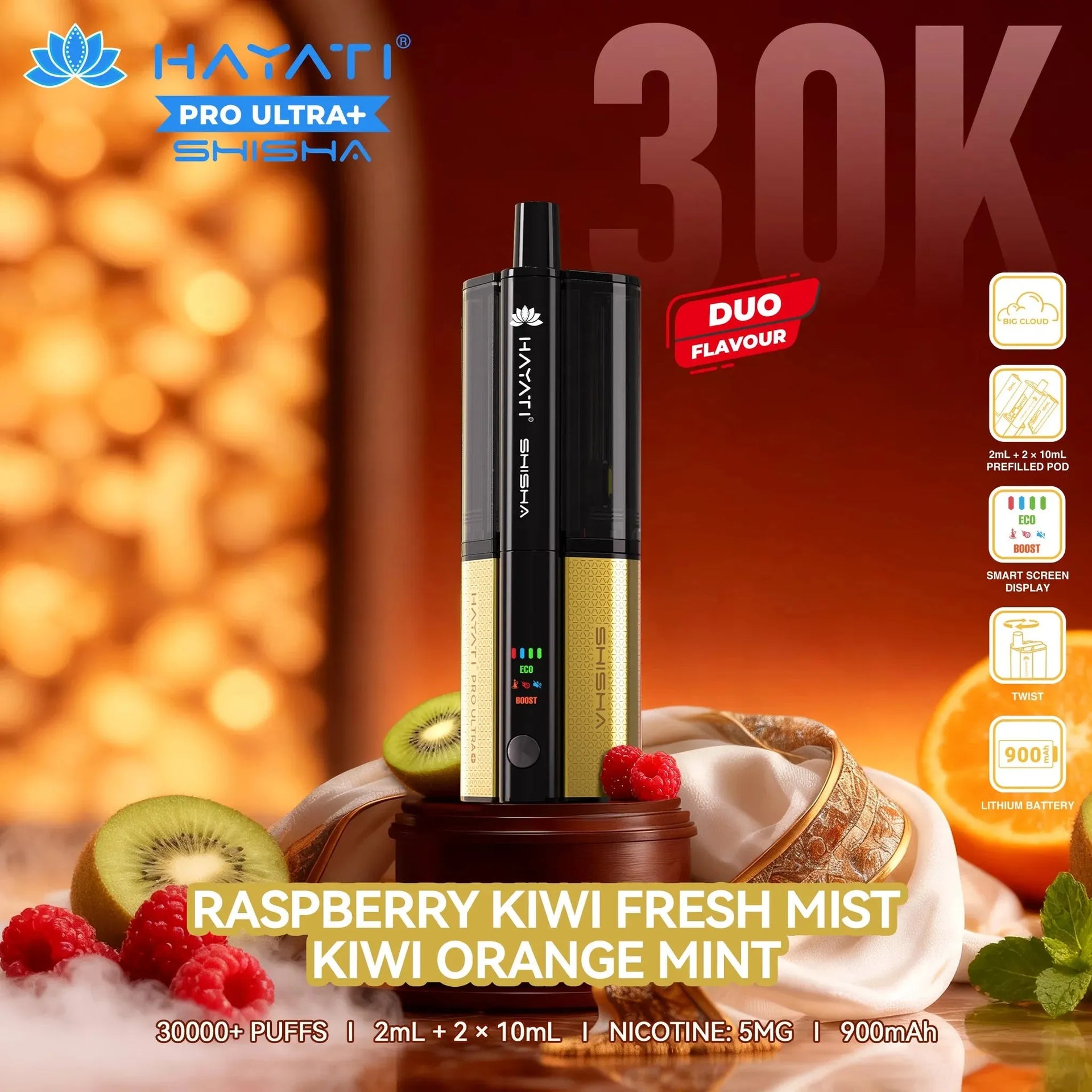 Hayati Shisha Kit 30,000+ | 5 PACK