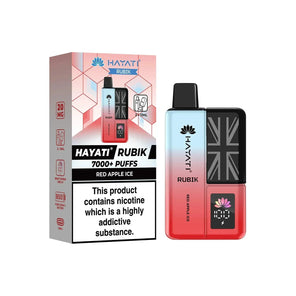 Hayati Rubik 7000+ | Single Bar - Discount Vapes