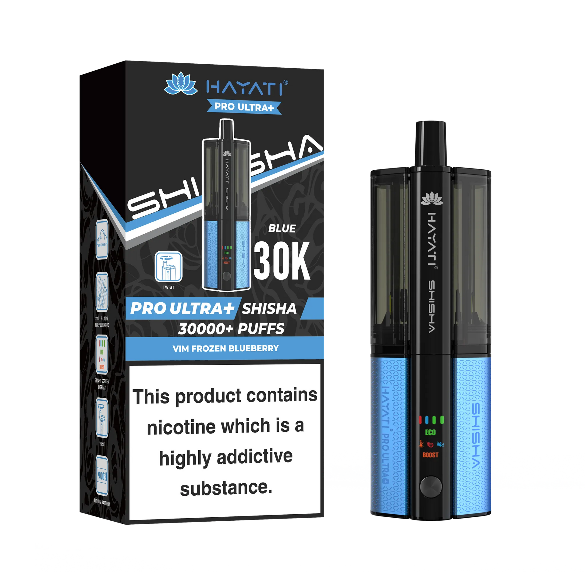 Hayati Shisha Kit 30,000+ | Single Bar