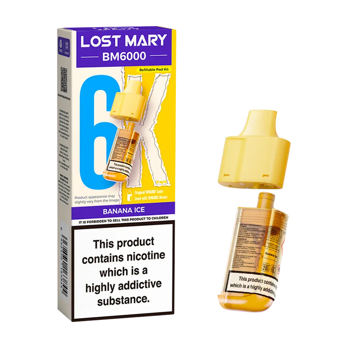 Lost Mary BM6000 New Edition Pods | 5 PACK - Discount Vapes