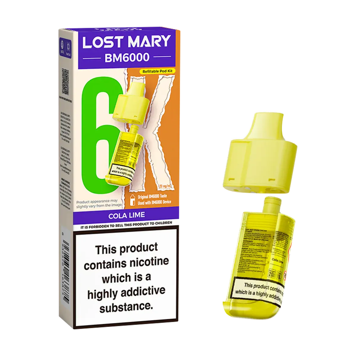 Lost Mary BM6000 New Edition Pods | Single Pack - Discount Vapes